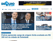 Tablet Screenshot of deolhonocariri.com.br